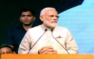PM Narendra Modi addresses traders in Talkatora stadium