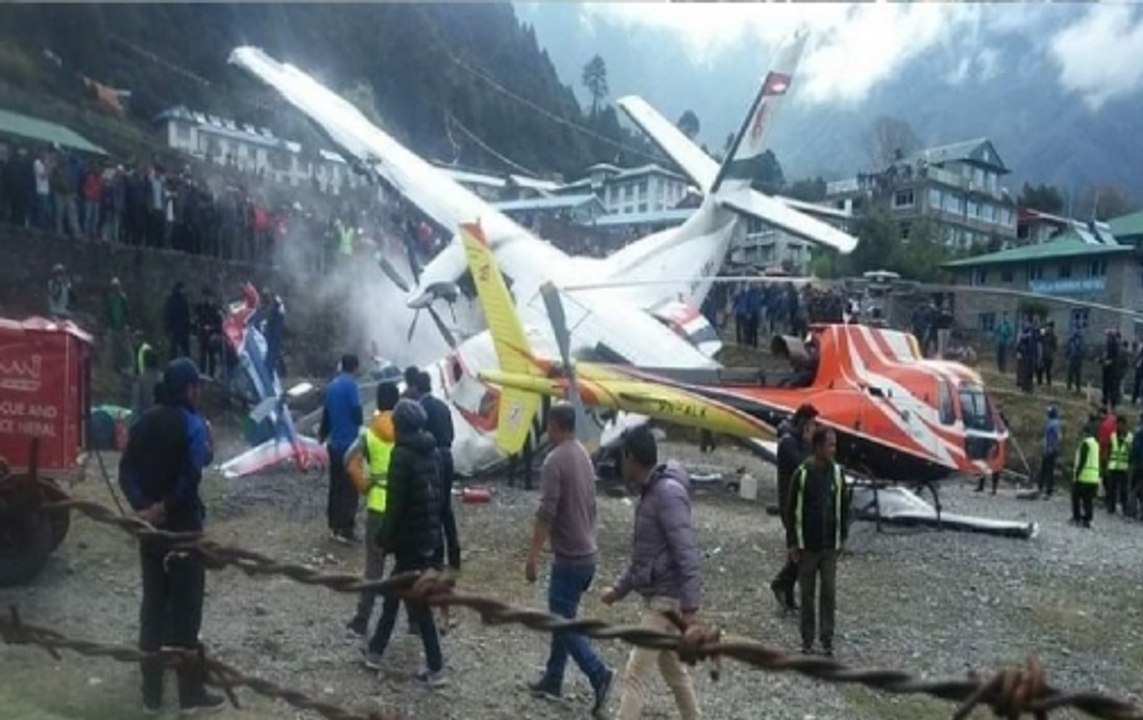 2 killed, 5 injured after aircraft collides with chopper in Nepal