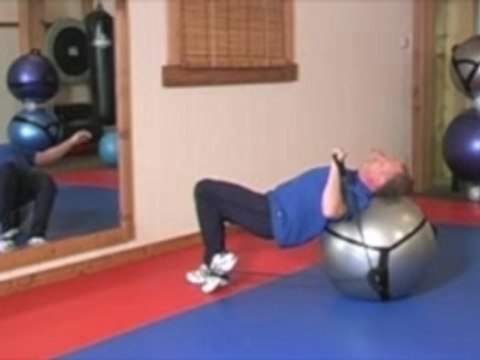 Bounderball Leg Extension with Chest Press