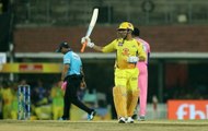 Stadium: MS Dhoni's powerful knock helps CSK win match against RR