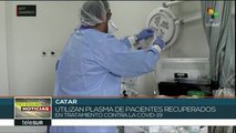Galenos cataríes aplican plasma de recuperados de Covid-19 a enfermos