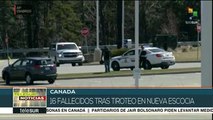 Tiroteo en Canadá provoca 16 muertes incluida una mujer policía
