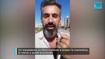 Un marplatense se filmó instando a romper la cuarentena, lo vieron y quedó procesado