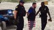 Police enforcing social distancing rules on Florida beach arrest fugitive Pennsylvania homicide su