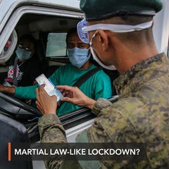 Malacañang: No Duterte order yet for martial law-like lockdown