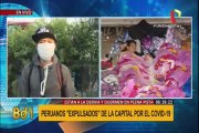 Cientos de personas duermen con sus niños en Av. Ramiro Prialé