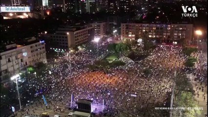 İsrail’de Sosyal Mesafeli Protesto