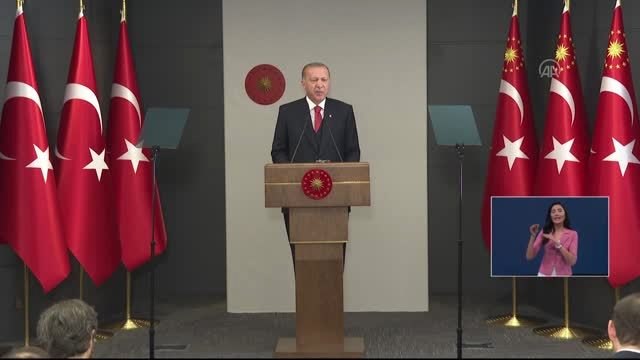 Cumhurbaşkanı Erdoğan: 2 Milyon 300 bin haneye bin'er lira nakit desteği vermeye başlıyoruz