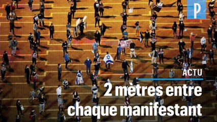 Israël : une manifestation géante en respectant la distanciation