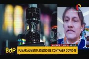 Fumar y usar cigarrillos electrónicos aumenta riesgo de contraer coronavirus