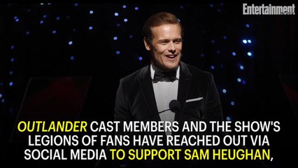 'Outlander' Cast Rallies Around Sam Heughan After He Reveals Years of Online Abuse