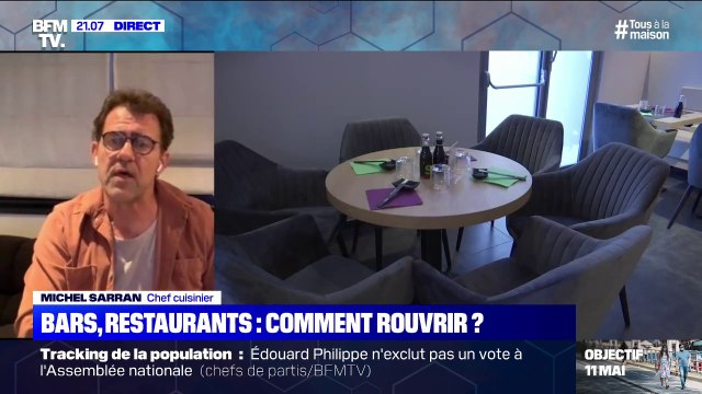 Michel Sarran: Si je dois ouvrir mon restaurant à 40% ou 50% de l'activité, je travaille à perte