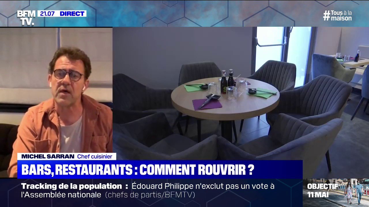 Michel Sarran: "Si je dois ouvrir mon restaurant à 40% ou 50% de l'activité, je travaille à perte"