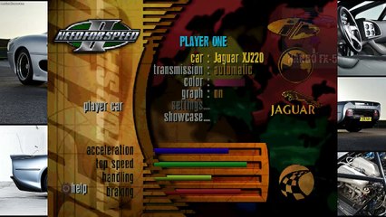 Need For Speed 2 (PSX) Parte #4 - Modo Torneio- O reinicio com vitoria, com o Jaguar XJ220