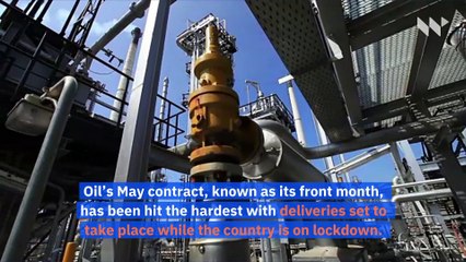 Oil Prices Plummet to Minus $37 a Barrel