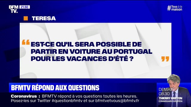 Est-ce qu'il sera possible de partir en voiture au Portugal pour les vacances ? BFMTV vous répond