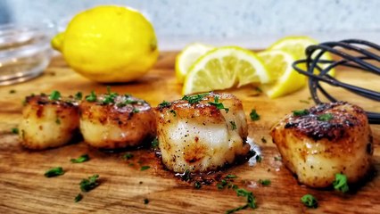 Scallops - Butter Garlic Scallops Recipe - Seafood