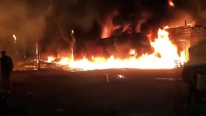 حريق كبير في اربد#الاردن