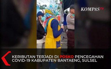 VIRAL! Tolak Disemprot Antiseptik, Anggota DPRD Sulsel Ribut dengan Petugas Posko Corona