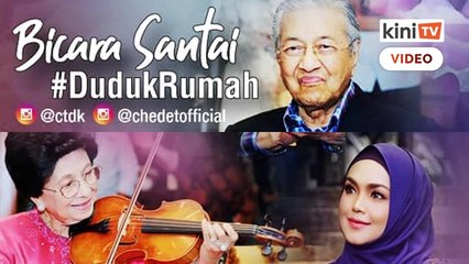 Télécharger la video: LIVE: Bicara santai #dudukrumah bersama Dr Mahathir Mohamad, Siti Hasmah and Siti Nurhaliza