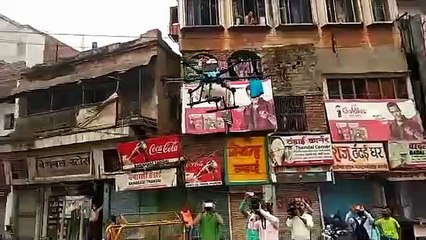 Corona update: Varanasi hot spot areas sanitization using garud drone.