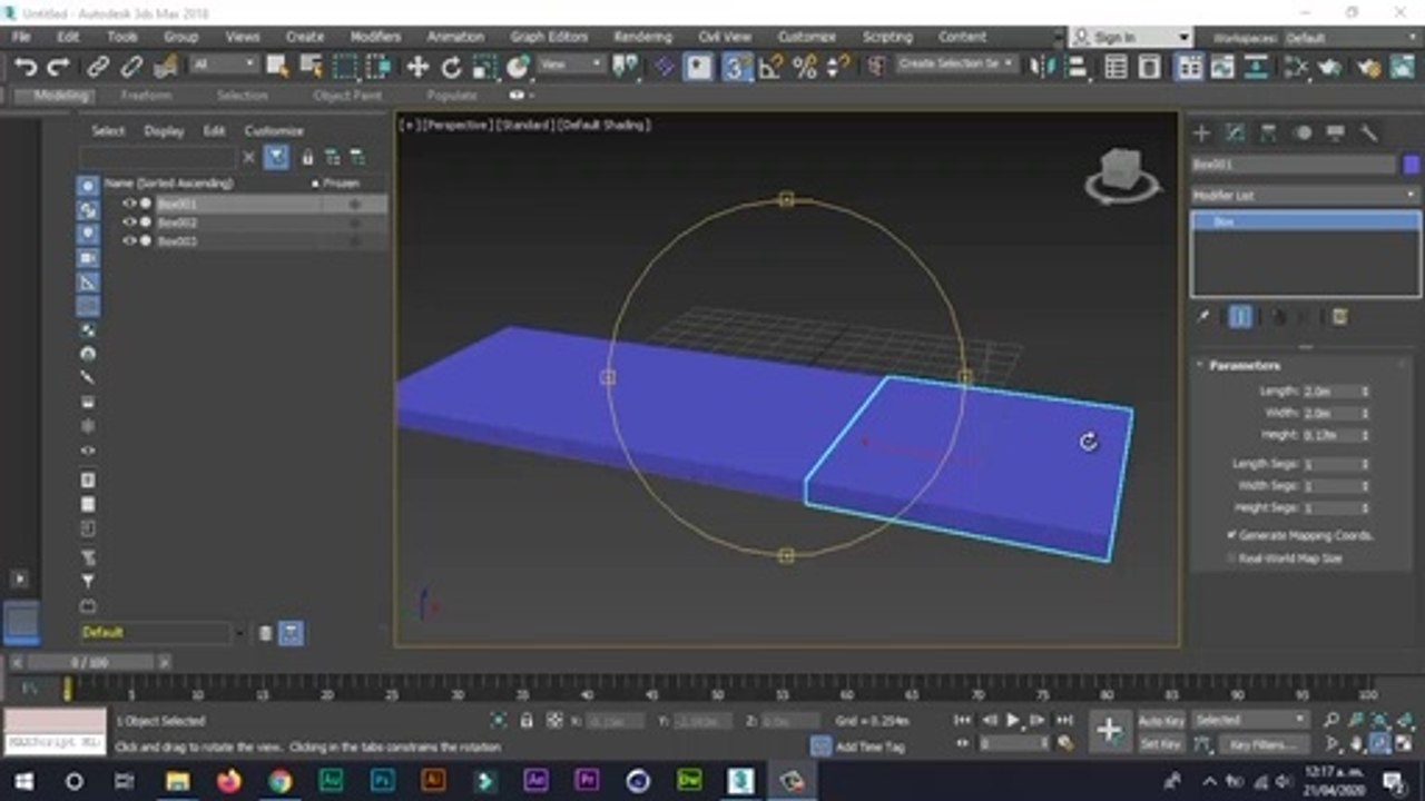 Tema 10 - Creación de Escalera 3D max