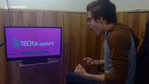 Scream if you want to go louder! US man creates TV where screaming turns up volume