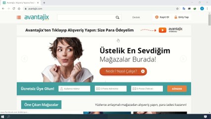Avantajix Nedir Nasıl Kullanılır - İnternet Alışverişinizden Para Kazanın Üyelik Linki Açıklamalarda