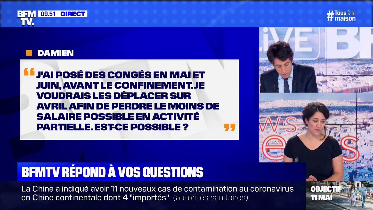 Puis-je avancer mes congés payés pendant le confinement pour ne pas perdre mon salaire ?