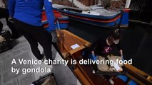 Venice: Food delivery by gondola for senior citizens