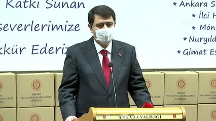 Vali Şahin, "Gıda yardımı kampanyası"nın tanıtım programına katıldı (1)