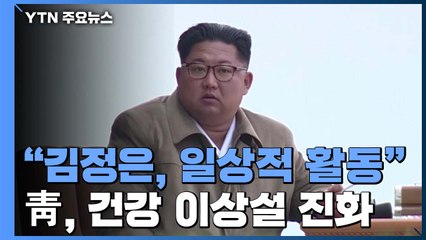 靑 "김정은, 지방에서 일상적 활동"...건강이상설 진화 / YTN