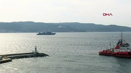 Rus keşif gemisi Ivan Khurs Çanakkale Boğazından geçti