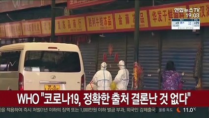 WHO "코로나19, 정확한 출처 결론난 것 없다"