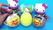 Super Surprise Eggs Hello Kitty Minions Star Wars Chupa Chups Lollipop Kinder Surprise Toys