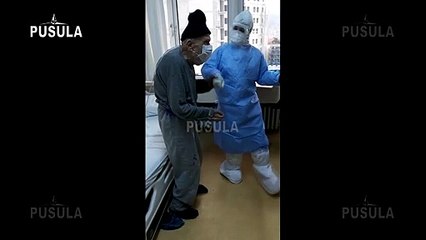 93 yaşında Corona Virüsü yendi. Horon tepti