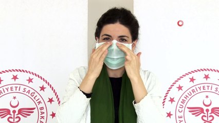 Maskenize yanlışlıkla dokunmanız durumunda dahi çöpe atın