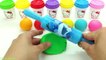 Learn Colors Hello Kitty Dough  with Ice Cream Fish Car Tree Popsicles molds and Surprise Toys Olaf