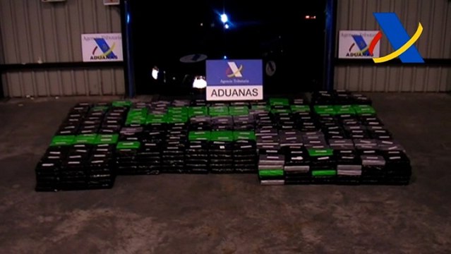 La Agencia Tributaria incauta en Bilbao 1.100 kilos de cocaína
