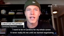Christian McCaffrey wants to be a Panther for life