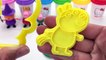 Learn Colors Play Doh Ice Cream Peppa Pig and Friends Molds Fun and Ceative for Kids