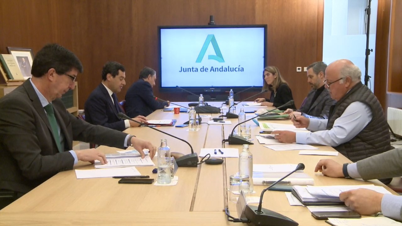 Reunión del Gabinete de Crisis de la Junta de Andalucía