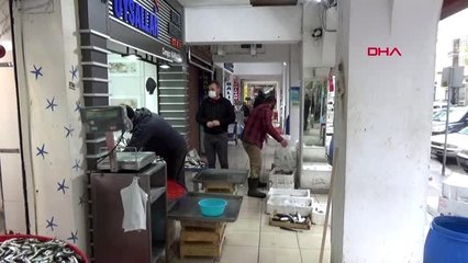 ÇANAKKALE Koronavirüs nedeniyle balık tüketimi 2 kat arttı
