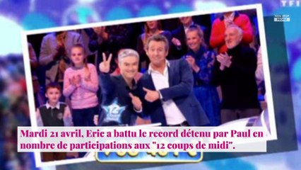 Les 12 coups de midi : Paul battu par Eric, ce qu'il lui a dit après son sacre