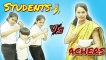 TEACHER VS STUDENTS PART 1 l Types of students in Classroom l Ayu And Anu Twin Sisters Movies Videos