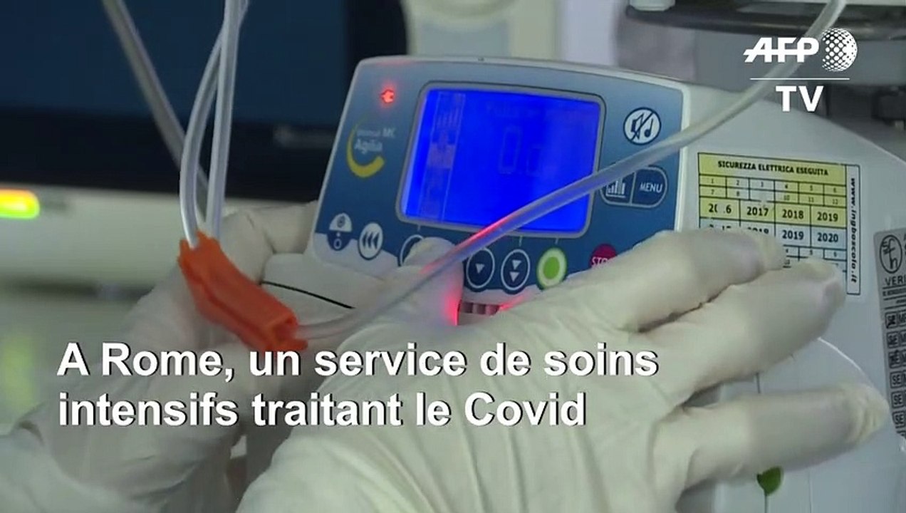 Coronavirus: à Rome, "Manu" l'infirmière se bat au jour le jour pour les malades