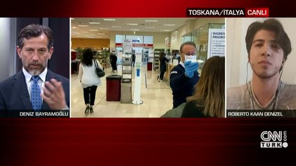 İtalya'daki son durumu canlı yayında anlattı
