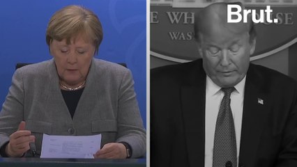 Merkel vs. Trump on reopening the economy