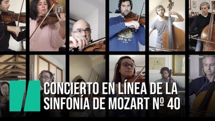 Así suena Mozart interpretado en línea por una orquesta portuguesa