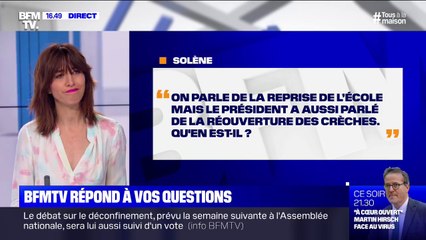 Télécharger la video: Qu'en est-il de la réouverture des crèches? BFMTV répond à vos questions